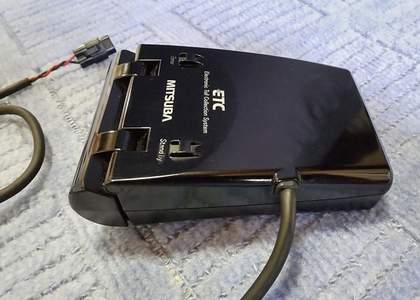 2輪車用ETC本体 アンテナ一体型 MSC-BE21 正常動作品 ステーと