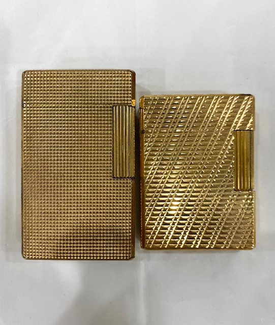 喫煙具 デュポン S.T.Dupont ガスライター ローラー ゴールドカラー 