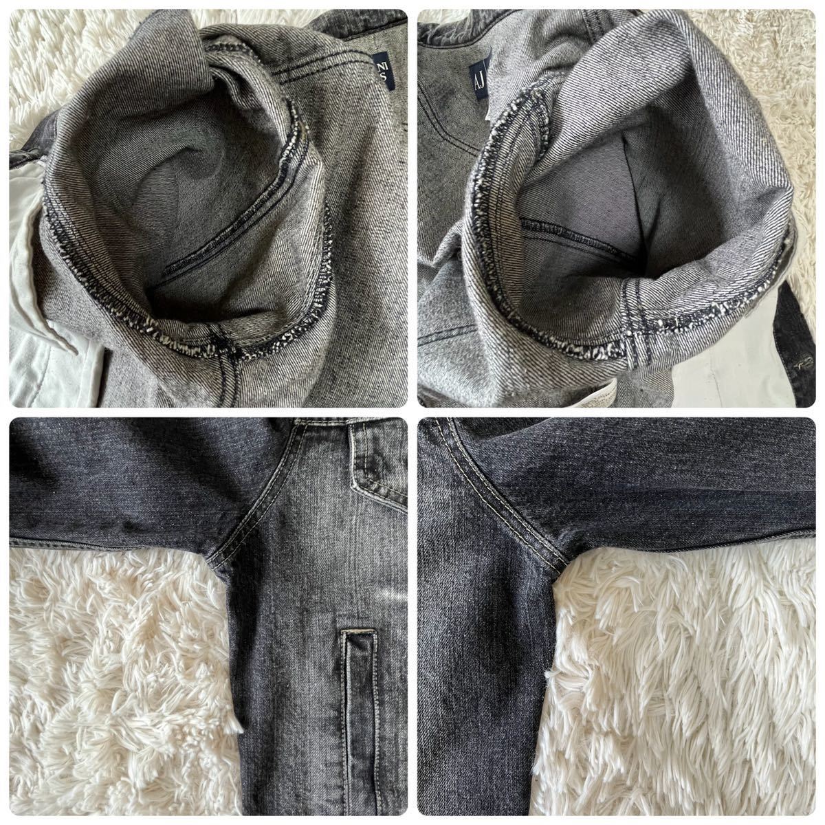 極美品】アルマーニジーンズ『大人カジュアル』ARMANI JEANS 刻印銀