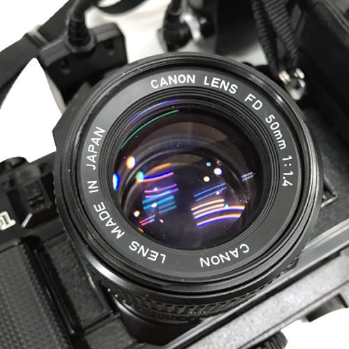 22-1888 【動作未確認】 キャノン A-1 カメラ レンズ50mm 1:1.4