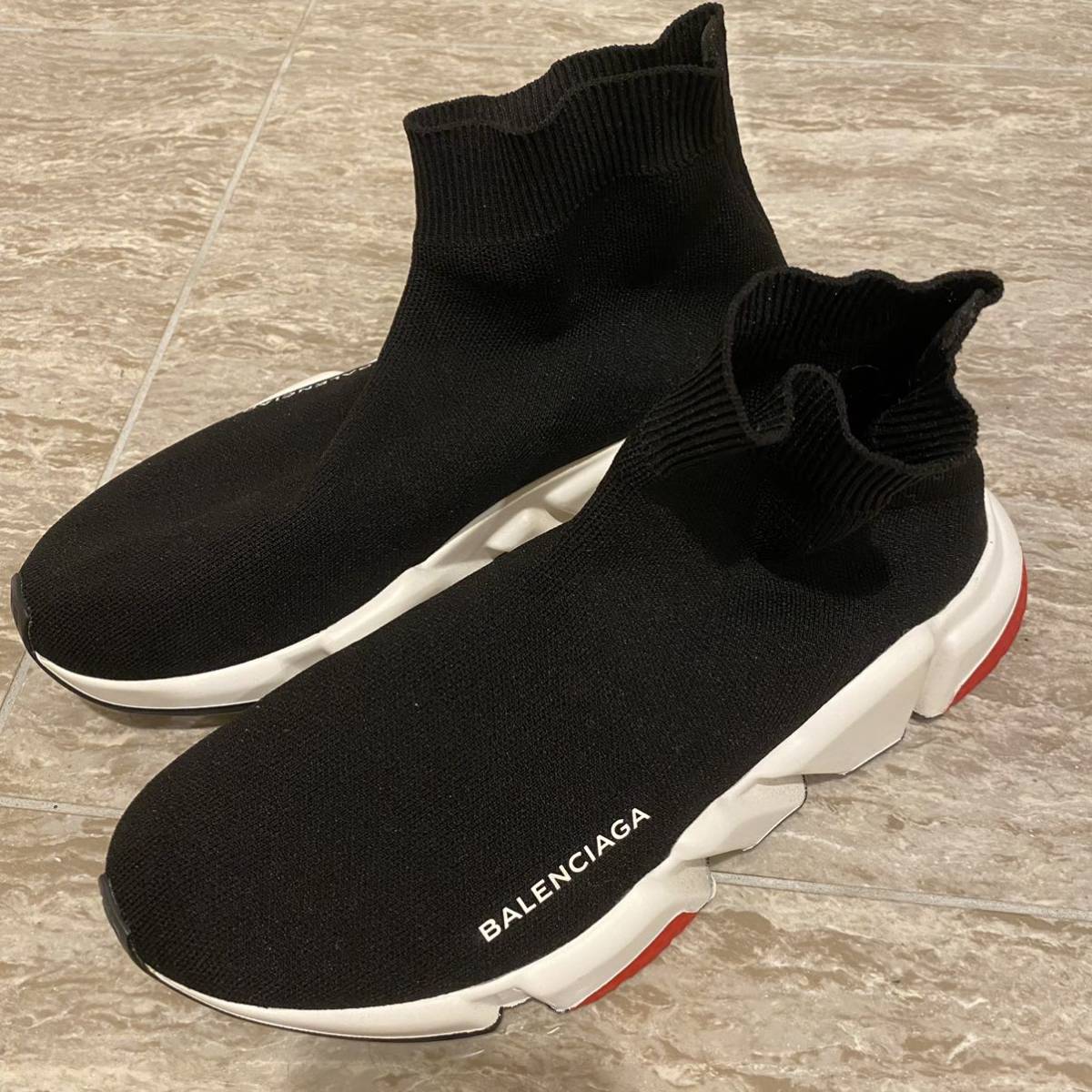  バレンシアガ 靴 スニーカー スピードトレーナー BALENCIAGA スニーカー Speed Trainer(26.0cm)｜売買されたオークション情報、yahooの商品情報をアーカイブ公開 - オークファン 26.0cm