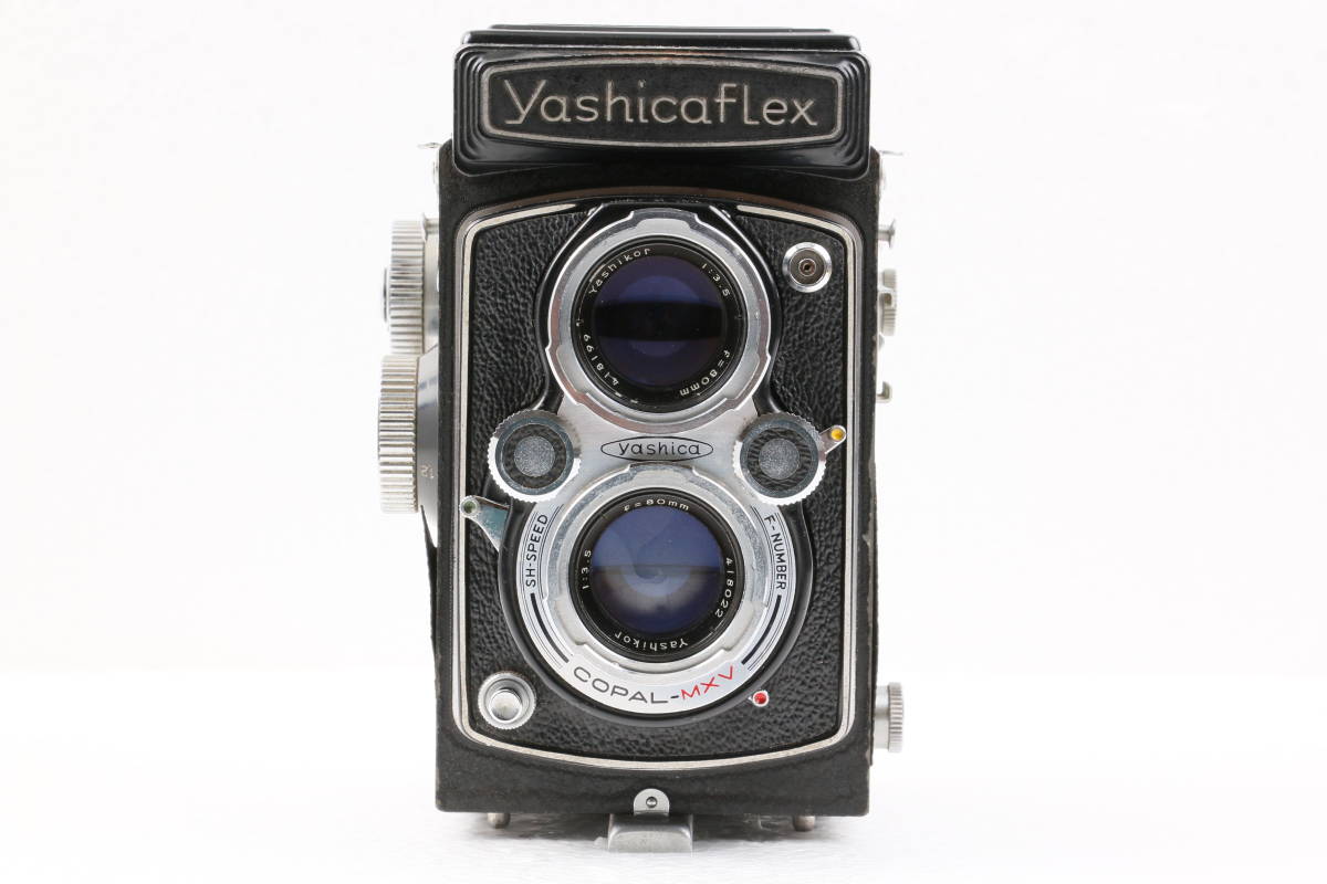 YASHICAFLEX 新B型 ケースあり　サンプル画像付き YASHICAFLEX 新B型 二眼レフ ケース付き サンプル画像あり