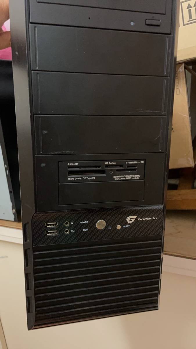 GALLERIA ガレリア デスクトップPC ゲーミングPC 動作確認済 
