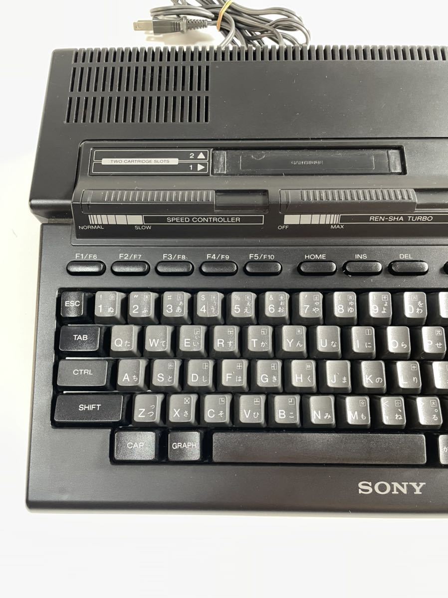 美品】SONY ソニー MSX2+ 本体 HB-F1XDJ 通電 簡易動作確認済み