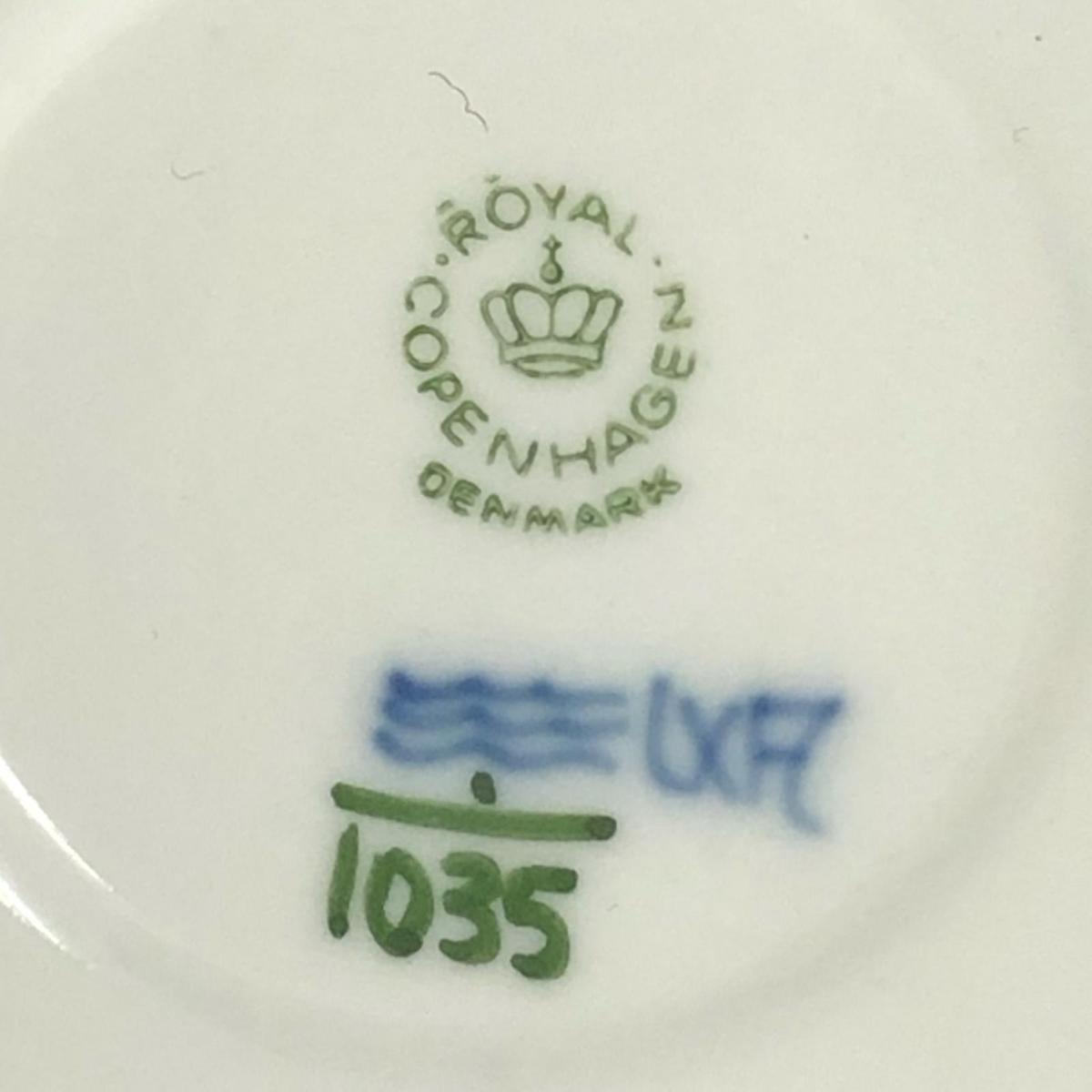 ☆1円 ロイヤルコペンハーゲン ブルーフルーテッド フルレース カップ＆ソーサー 5点 カップ 1点 セット_5