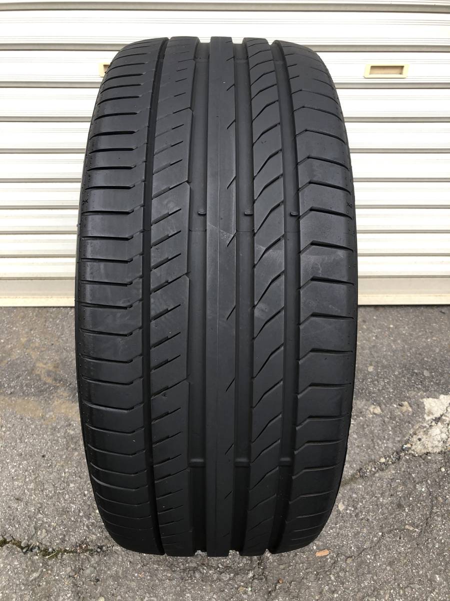 激安中古タイヤ単品　2019年製造　コンチネンタル　コンチスポーツコンタクト5P(AO)　265/35R21　1本　全国送料無料 コンチネンタル コンチ スポーツ 単品<BR>2025年製 コンチネンタルスポーツコンタクト :