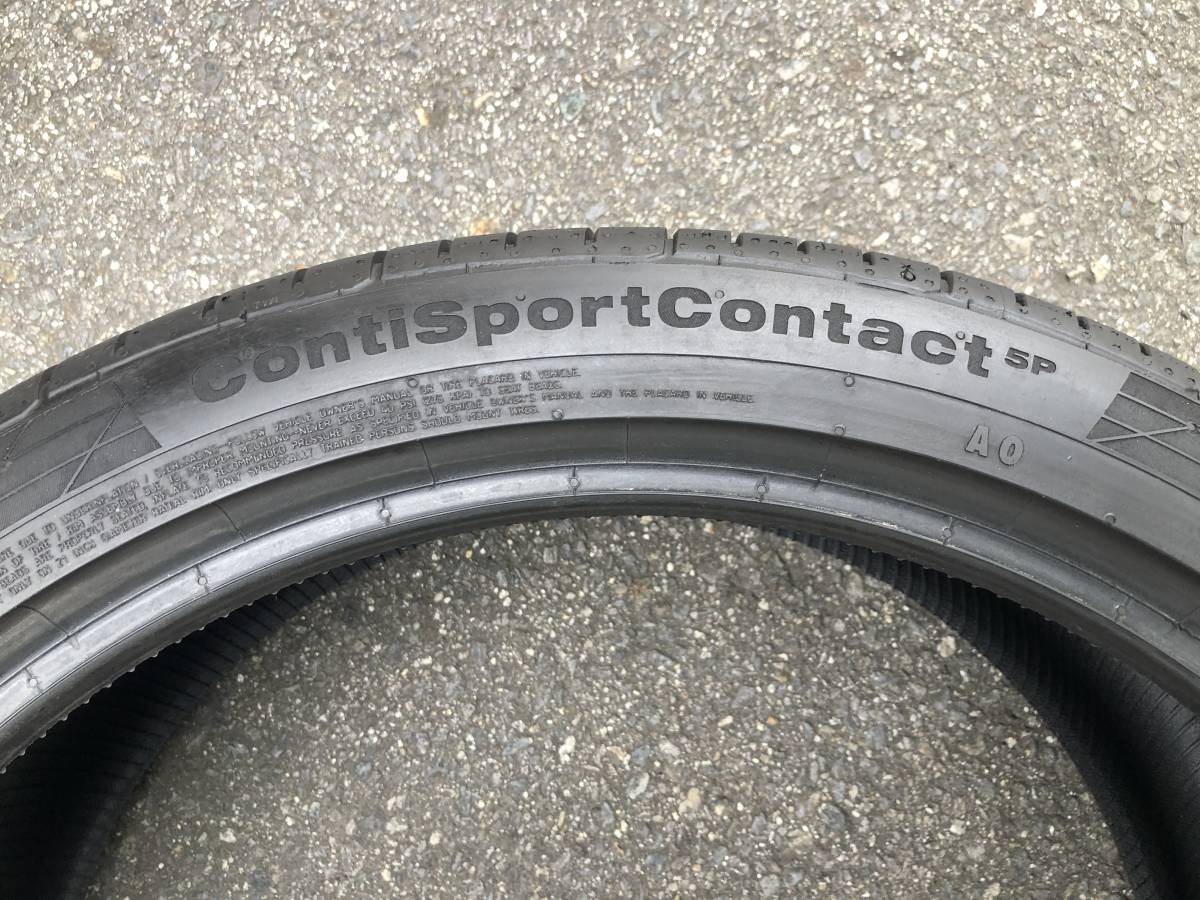 激安中古タイヤ単品　2019年製造　コンチネンタル　コンチスポーツコンタクト5P(AO)　265/35R21　1本　全国送料無料 コンチネンタル コンチ スポーツ 単品<BR>2025年製 コンチネンタルスポーツコンタクト :