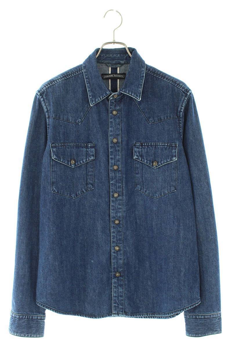Chrome Hearts DENIM WESTERN O/デニムウエスタン サイズ:L（JVP） 袖 