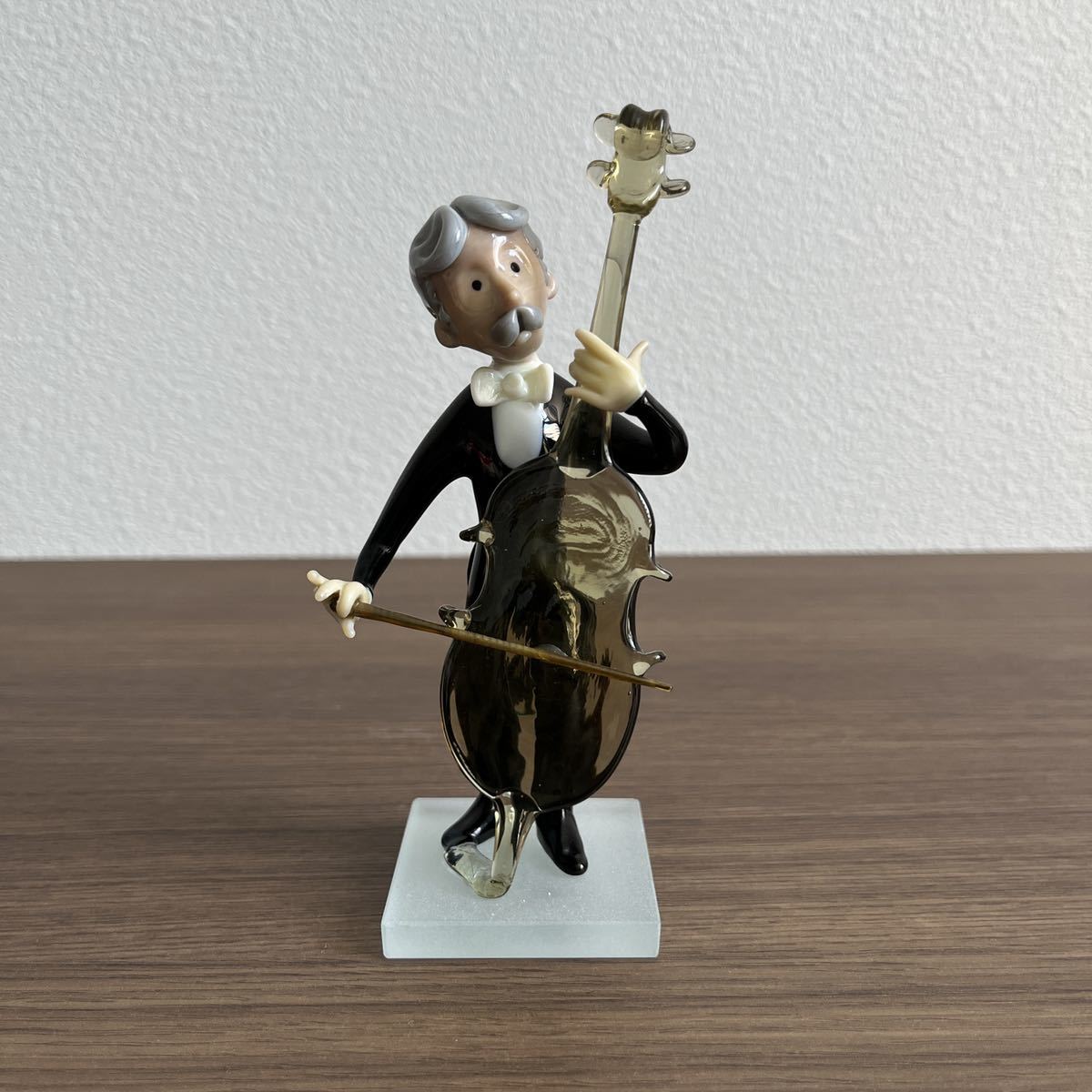  ボヘミアングラス チェコ製 オーケストラ 人形 3(工芸ガラス)｜売買されたオークション情報、yahooの商品情報をアーカイブ公開 - オークファン 工芸ガラス