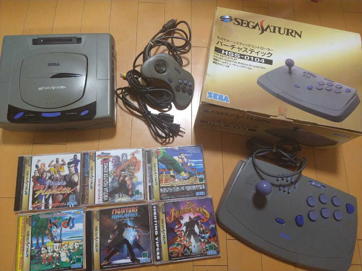 【100%新品，限定SALE】 セガサターン 本体 バーチャ 系 セット(本体、アクセサリー)｜売買されたオークション情報、yahooの商品情報をアーカイブ公開 - オークファン サターン