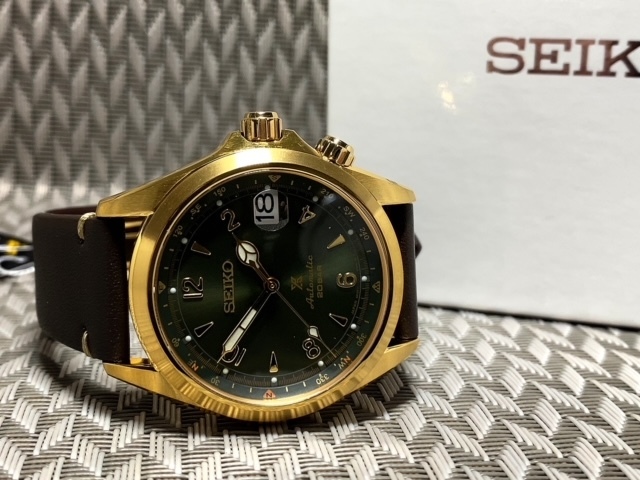 Seiko セイコー Prospex プロスペックス 腕時計 アルピニスト レザーベルト 70時間 パワーリザーブ コアショップ専用モデル グリーン 海外モデル 売買されたオークション情報 Yahooの商品情報をアーカイブ公開 オークファン Aucfan Com