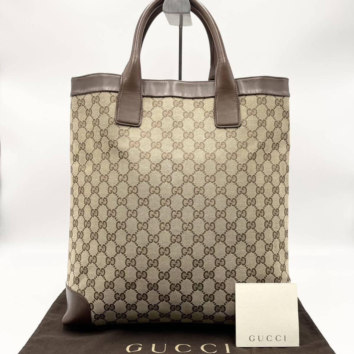 美品】GUCCI×グッチ GG柄A4収納可能トートバッグ 美品】GUCCI×グッチ