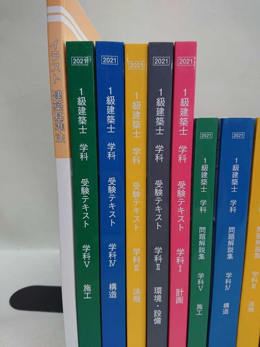 3S02-110】送料無料 日建学院 『一級建築士 2021年度以降』テキスト