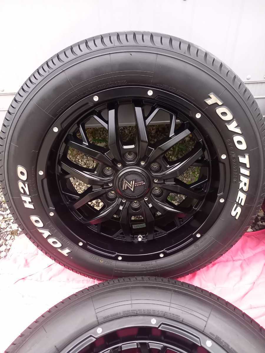 ナイトロパワー ガジェット バリ溝 トーヨータイヤH20 ホワイトレター 