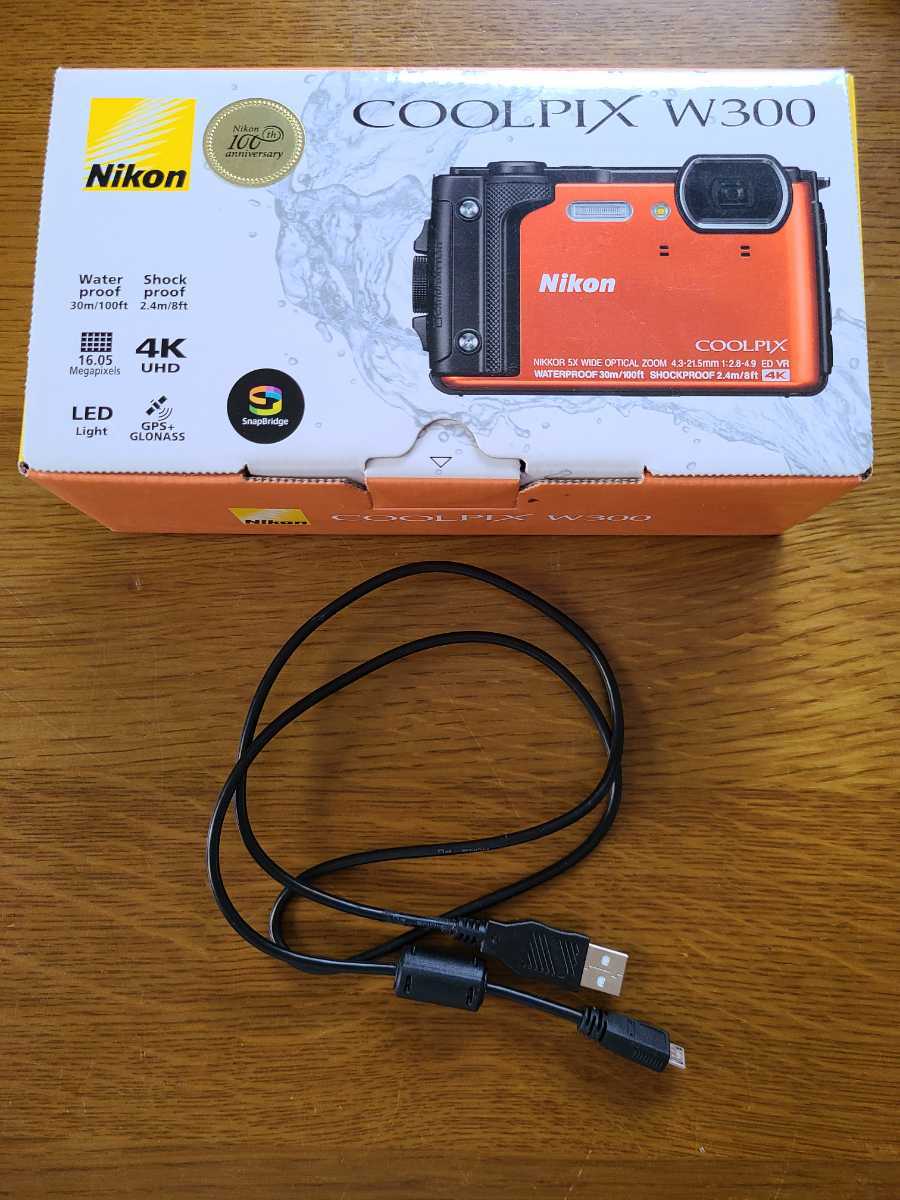 ジャンク品 Nikon COOLPIX W300 ORANGE Nikon COOLPIX W300 ORANGE