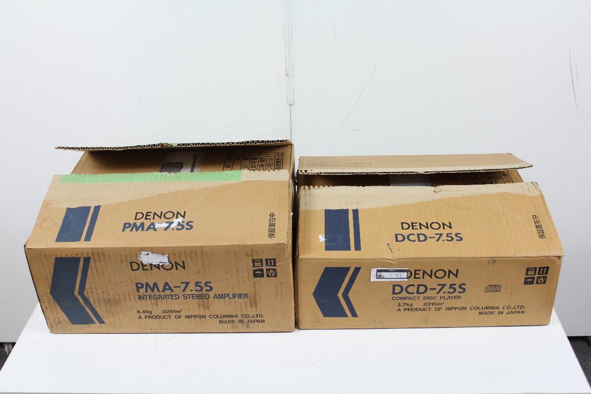 【定番人気，SALE】 DENON DCD-7.5S CDプレーヤー プリメインアンプ PMA-7.5S ステレオアンプ デノン セット コンポ 現状品(その他)｜売買されたオークション情報、yahooの商品情報をアーカイブ公開 - オークファン その他