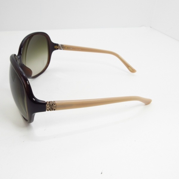 極美品 LOEWE ロエベ サングラス SLW787G ブラウンレンズ・フレーム