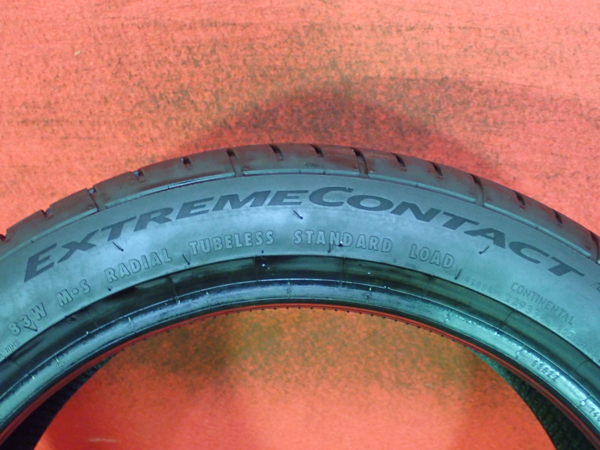 新品，新作登場 205/45R16●CONTINENTAL EXTREMECONTACT / 中古 ★ 2本(T-1558A-1)送料無料/沖縄別途