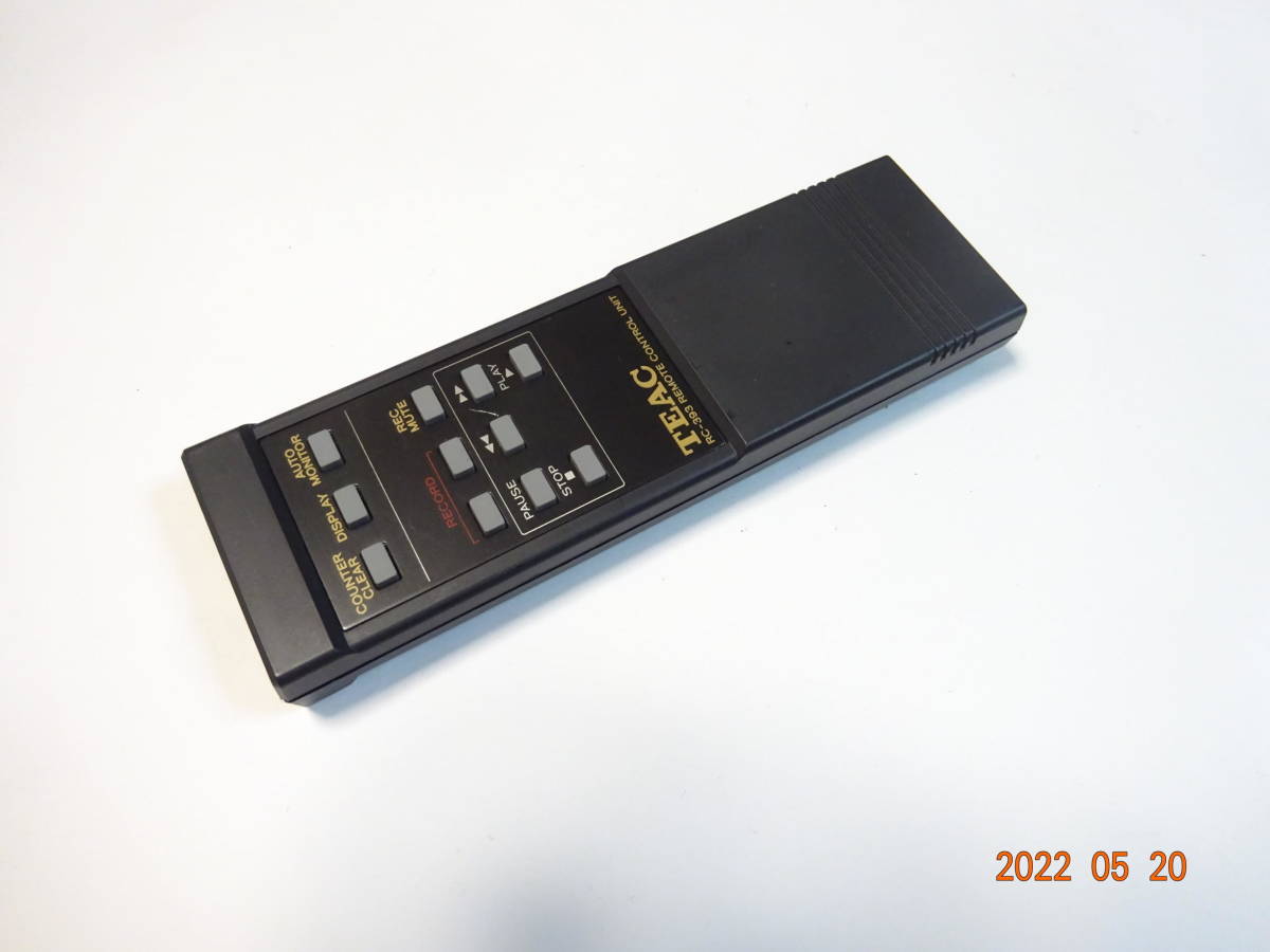 TEACステレオカセットデッキV3010中古整備完動品(リモコン付) TEACステレオカセットデッキV3010中古整備完動品(リモコン付) TEAC