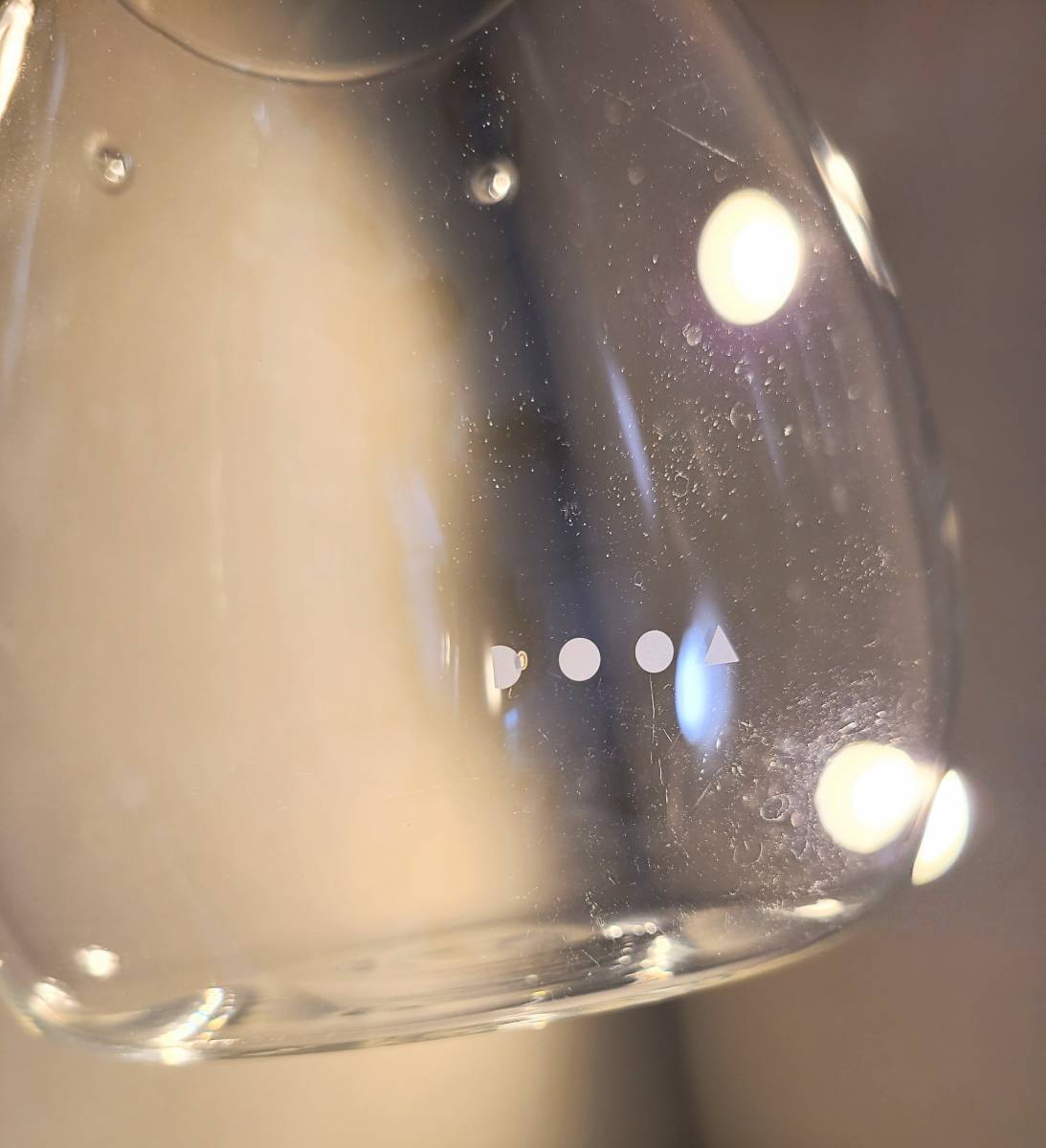 ○○【中古】ADA DOOA ガラスポット SHIZUKU + ウッドベース +