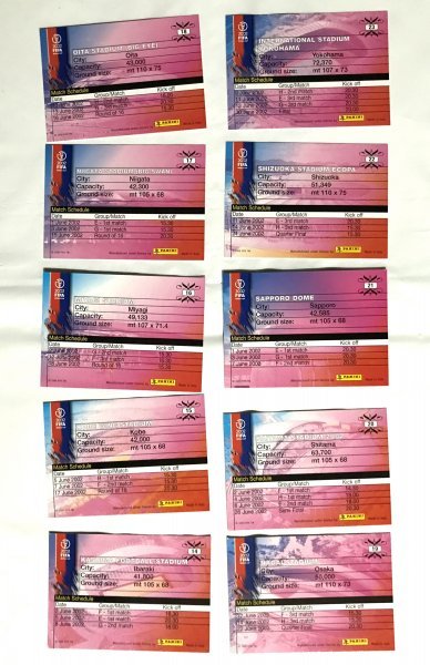 スタジアム トロフィー マスコット2 Panini 02 Fifa World Cup オープニング シリーズ 日韓ワールドカップ 1 23 シングルカード 売買されたオークション情報 Yahooの商品情報をアーカイブ公開 オークファン Aucfan Com