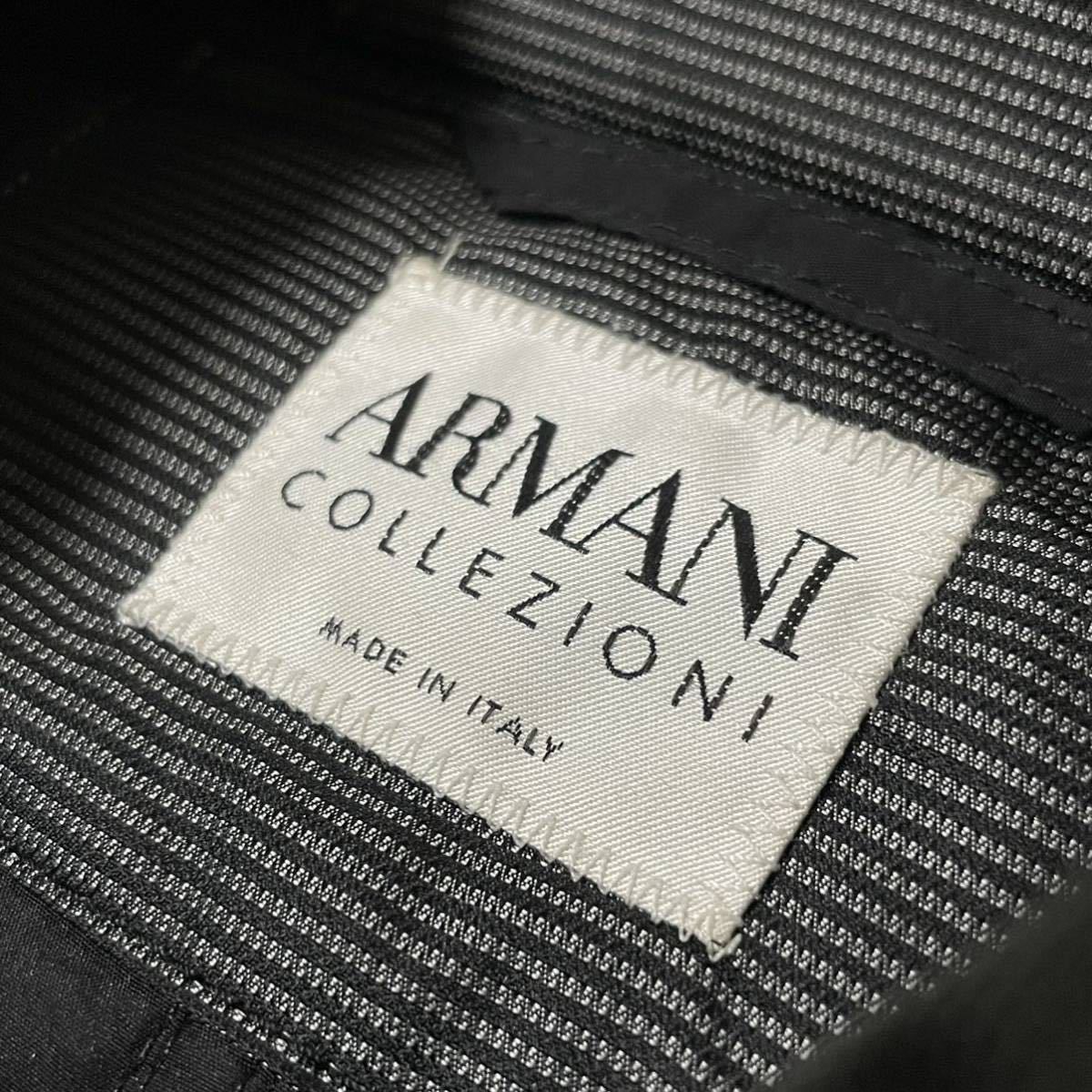 A126【美品】 ARMANI COLLEZIONI アルマーニコレツィオーニ 50 希少XL  
