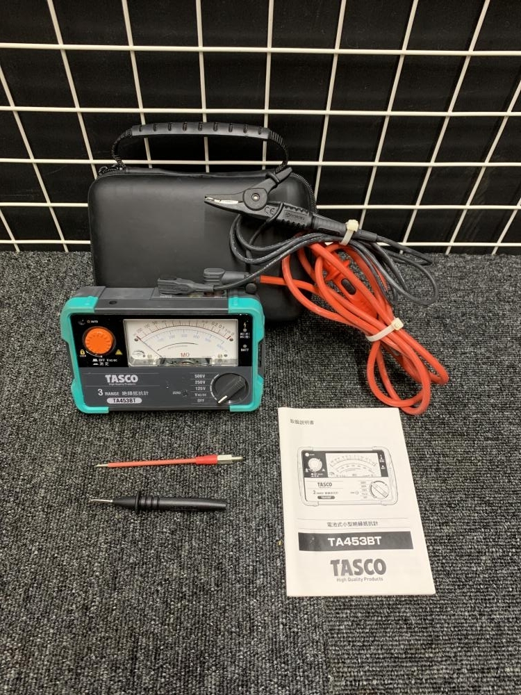 : イチネンTASCO | 株式会社 イチネン TASCO 2レンジ絶縁抵抗計 TA453A-3 DIY・工具 通販モノタロウ 2026年最新Yahoo!オークション 三和電気計器 3レンジアナログ絶縁抵抗計 -絶縁抵抗器の中古品・新品・未使用品一覧 TASCO|絶縁抵抗計|ハードオフ公式通販オフモール|2011960000105117 ＳＴＡ４５３ＢＴ-teraido