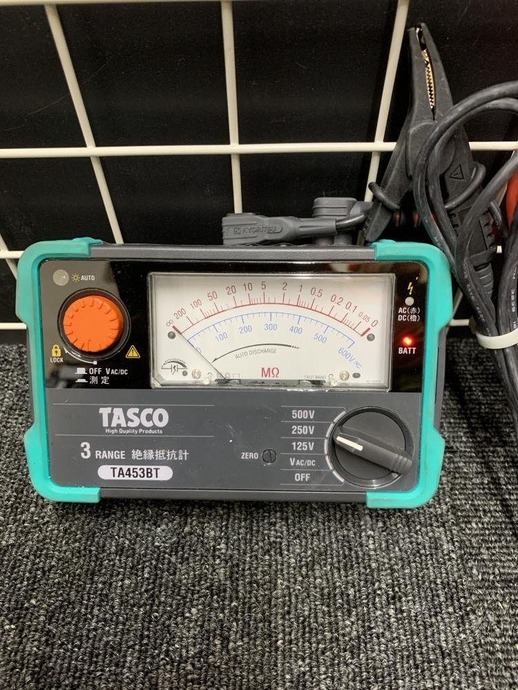 : イチネンTASCO | 株式会社 イチネン TASCO 2レンジ絶縁抵抗計 TA453A-3 DIY・工具 通販モノタロウ 2026年最新Yahoo!オークション 三和電気計器 3レンジアナログ絶縁抵抗計 -絶縁抵抗器の中古品・新品・未使用品一覧 TASCO|絶縁抵抗計|ハードオフ公式通販オフモール|2011960000105117 ＳＴＡ４５３ＢＴ-teraido