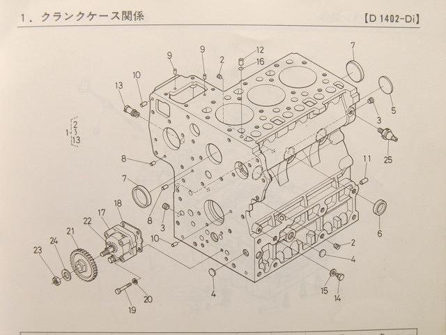 クボタトラクタ ニューサンシャインL1-20・L1-R20 純正部品表◇昭和58