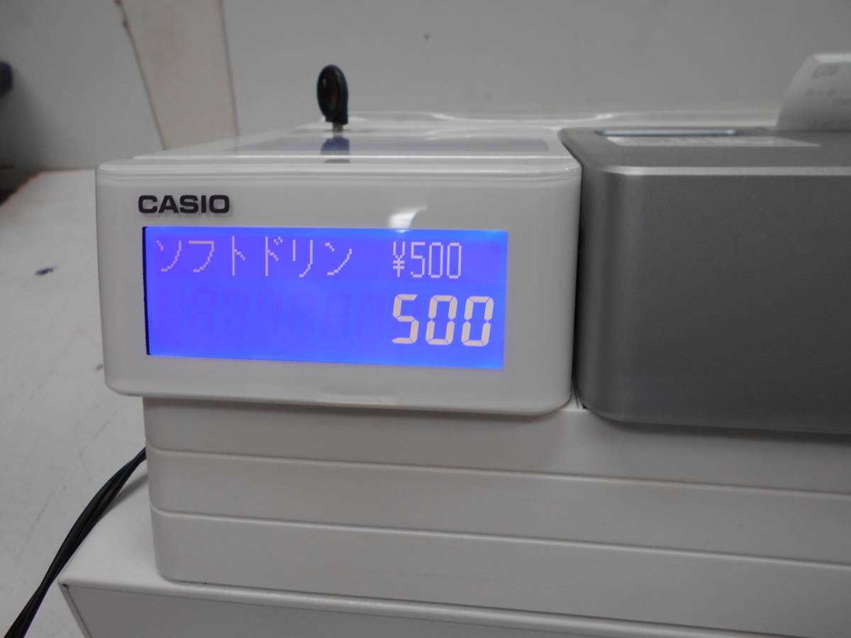 K522シ□カシオ SR-S4000-20SWE 電子レジスター 初期化済み カシオ