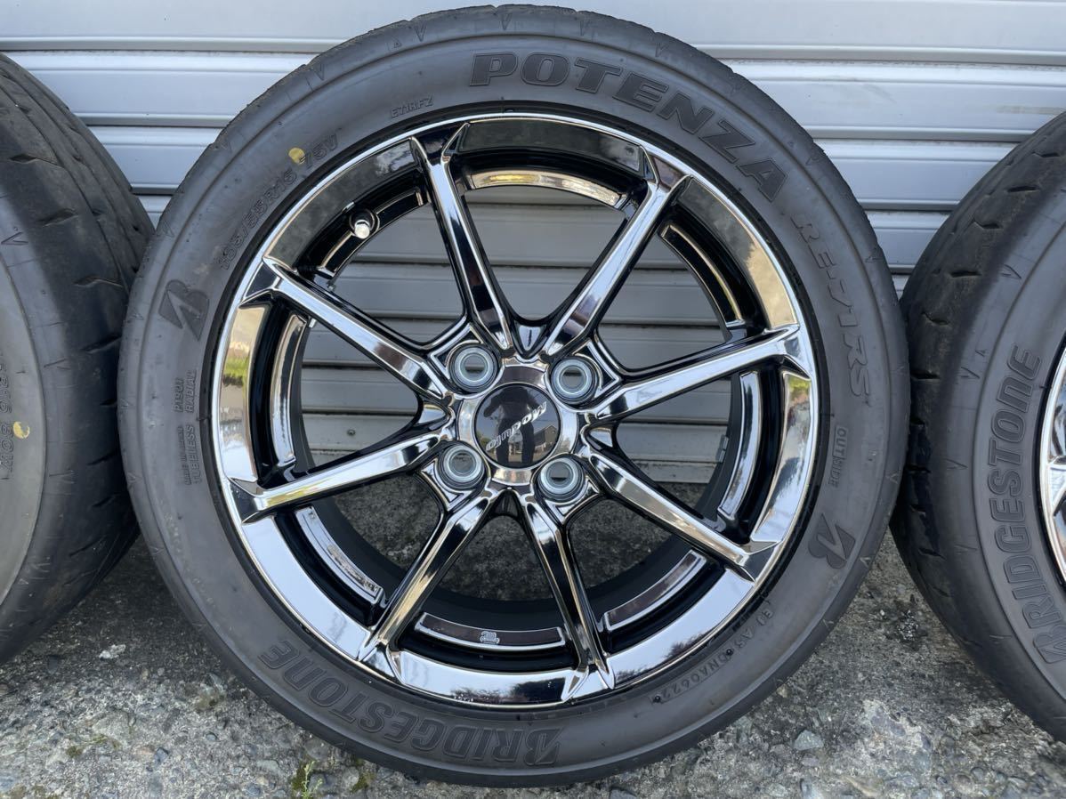 S660純正ホイール4枚セット【ナット付】 堕ち