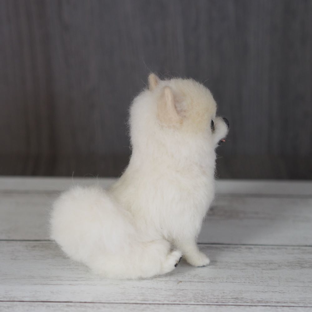 羊毛フェルト 犬 ポメラニアン ハンドメイド サマーカット ミニサイズ 羊毛フェルト 売買されたオークション情報 Yahooの商品情報をアーカイブ公開 オークファン Aucfan Com