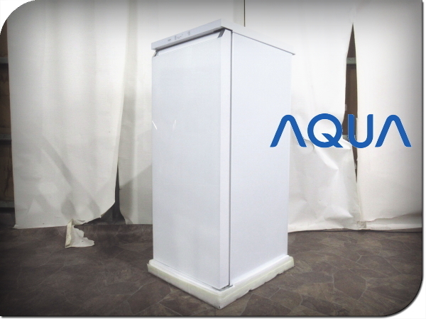 ■展示品■AQUA/アクア■2021年製■134L■1ドア/ガラスドア/ガラステーブル■モード切替■ノンフロン冷凍冷蔵庫■AQF-GS13J(W)■yjj7925k