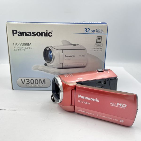 数量限定，正規品 L843-U20-1721 Panasonic パナソニック デジタルビデオカメラ HC-V300M FULL HD 32.4mmWIDE f=2.35-89.3 1:1.8 通電 み ⑦(パナソニック)｜売買されたオークション情報、yahooの商品情報をアーカイブ公開 - オーク パナソニック