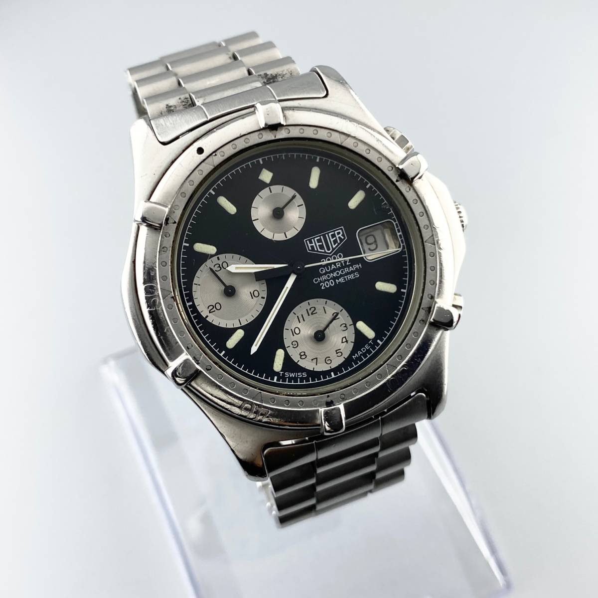 1円〜】TAG HEUER タグ ホイヤー 腕時計 メンズ 2000シリーズ クロノ 