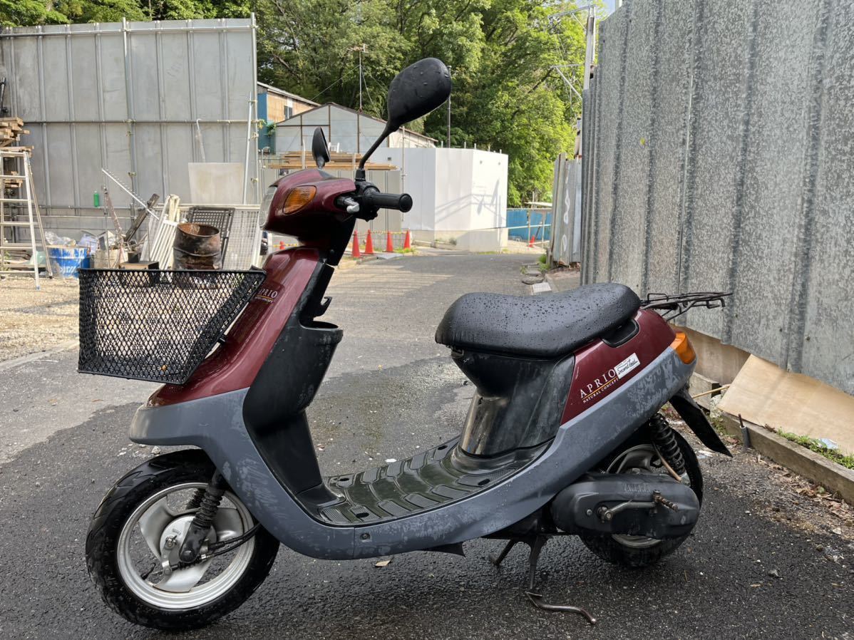 現状車 完全部品取り レストア 輸出に ヤマハ アプリオ 4JP エンジン 