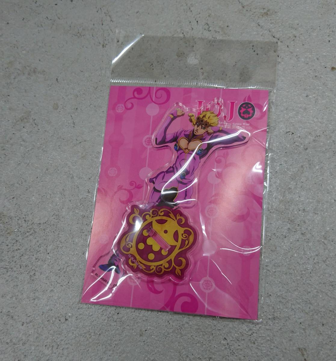 JOJO 黄金の風 アクリルスタンドキーホルダー ジョルノ_1