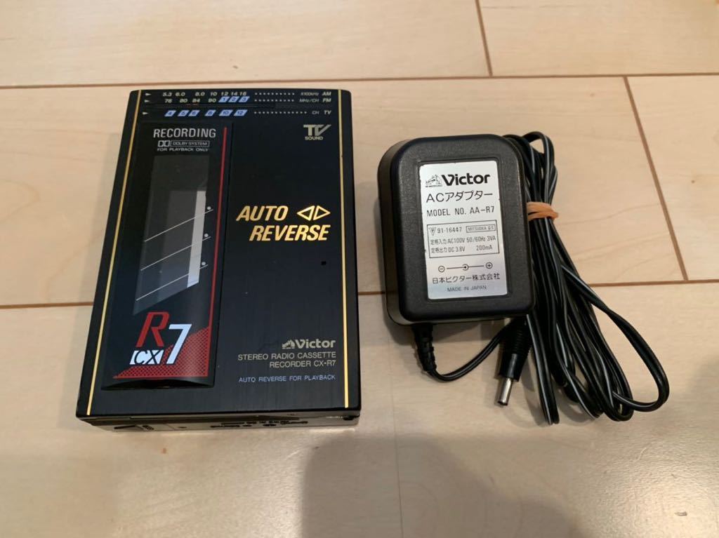 ®️様 ジャンク カセットプレーヤー VICTOR CX-R7 Victor CX-R7 ラジオ