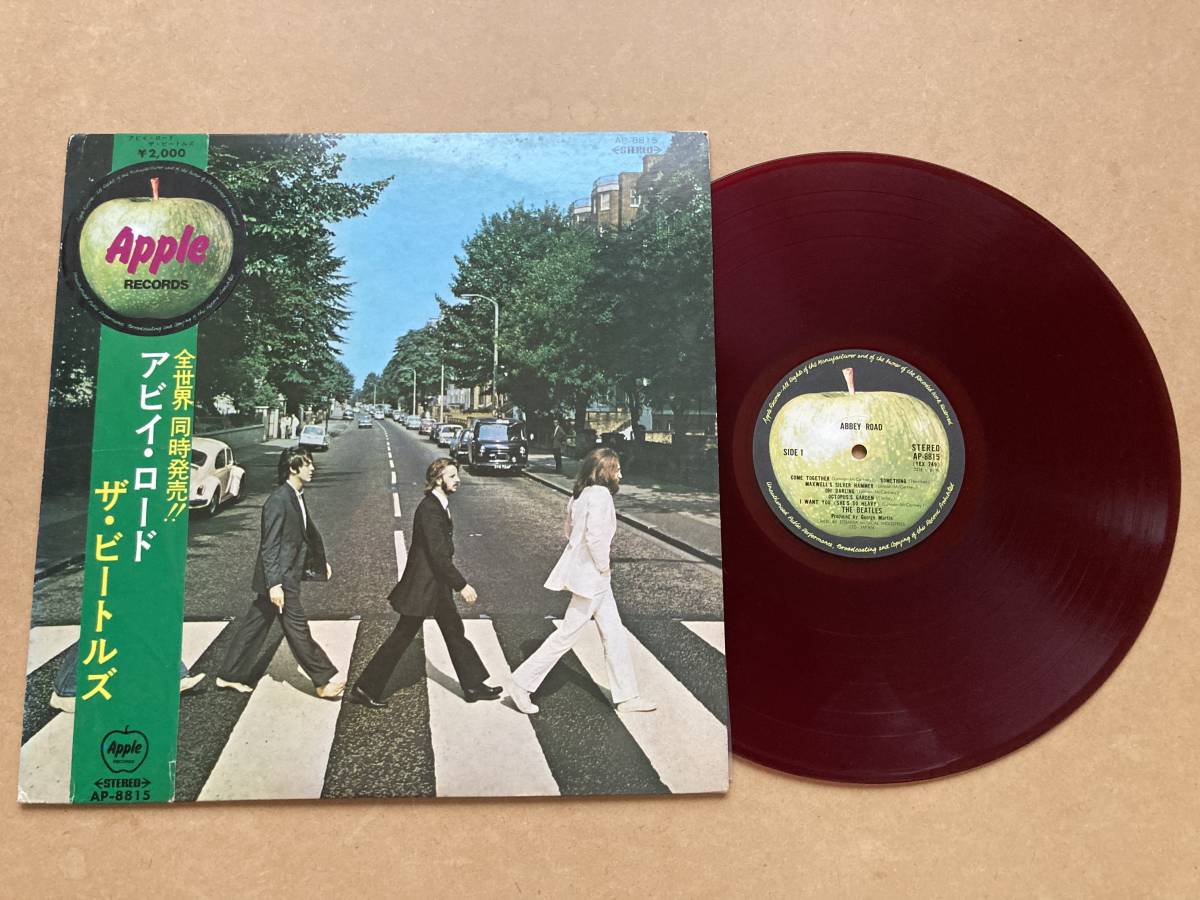 赤盤 ビートルズ ROAD BEATLES ABBEY アビイ・ロード The AP-8815 THE