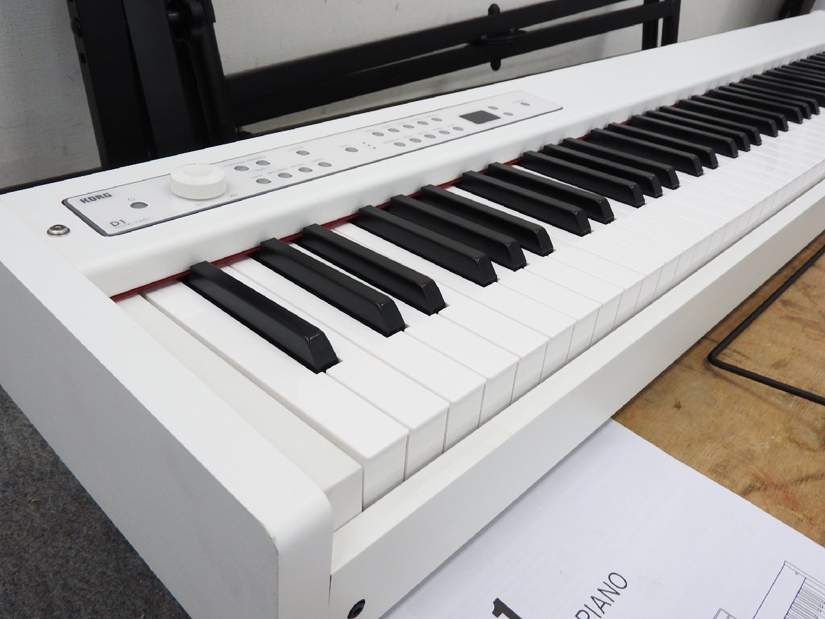 ☆ KORG コルグ D1 電子ピアノ 2021年製 スタンド・イス付き ☆中古 