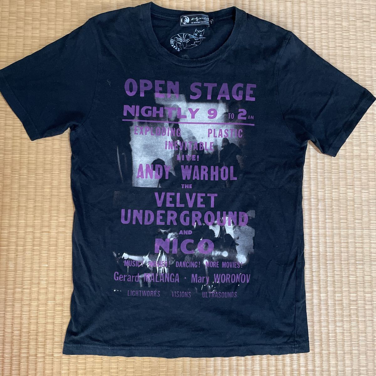 ヒステリックグラマー x Andy Warhol コラボ バクプリ入り VELVET 