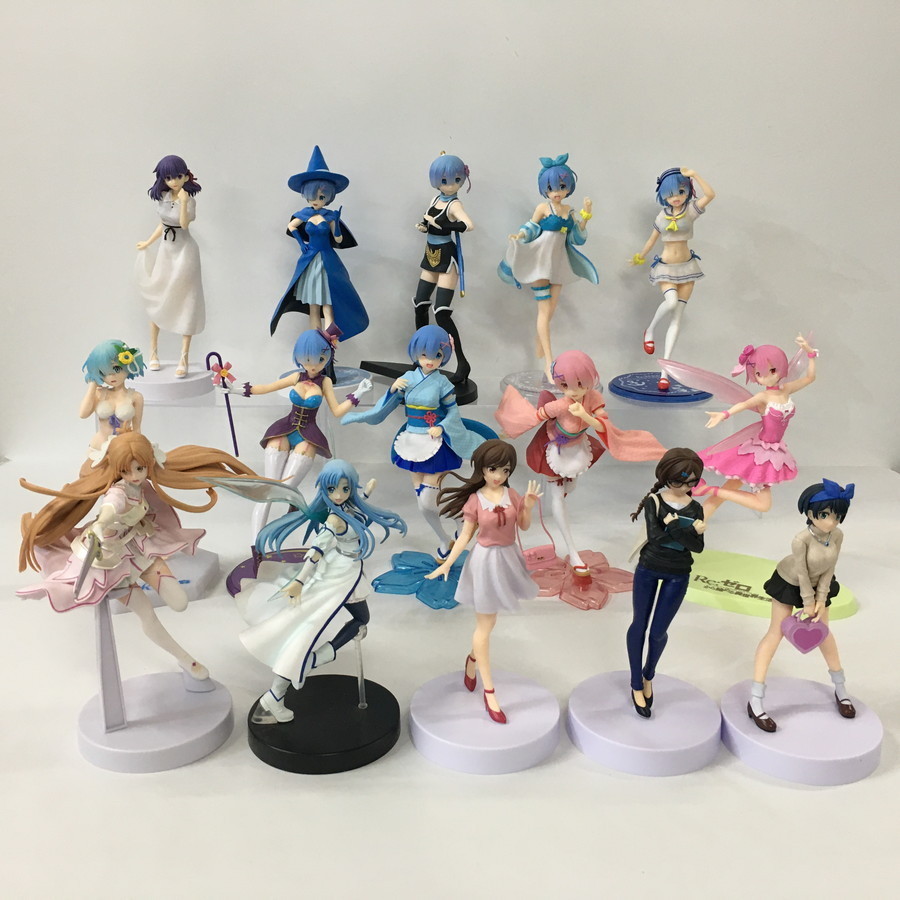 中古品】 美少女プライズフィギュア まとめ リゼロ SAO かのかり tate 