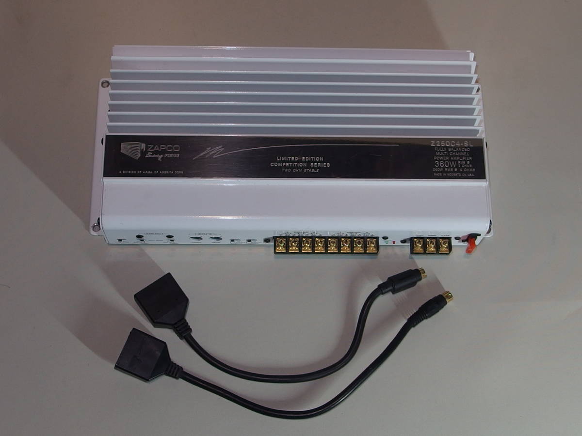 ZAPCO Z250 C4-SL (COMPETITION SERIES) LIMITED EDITION(アンプ