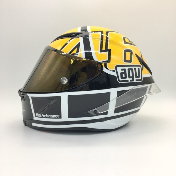AGV CORSA R ROSSI GOODWOOD ヘルメット 美品 ミラーシールド装着 除菌 