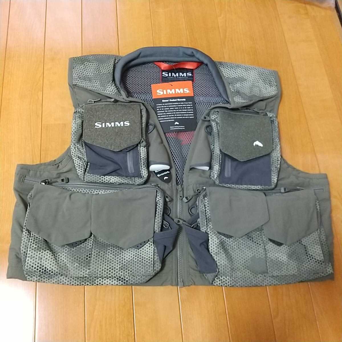 Simms Guide Vest シムス ガイド ベスト US:S JP:M Hex Camo Loden