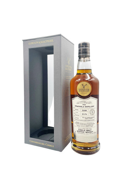 ウイスキー G&M ストラスアイラ 13年 2008 箱付 700ml 57.7度 ゴードン