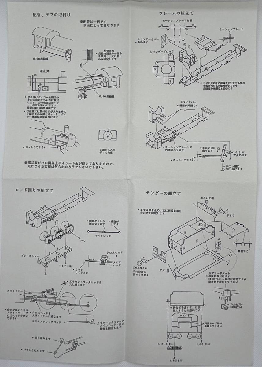 ワールド工芸 Nゲージ C55流線改造型キット 九州タイプの未組立品