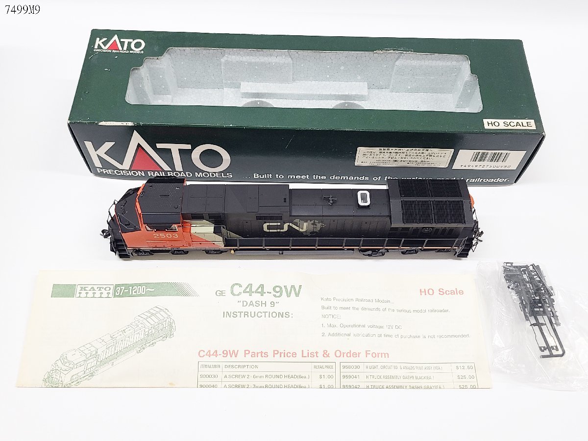 C-9形 HOゲージ 鉄道模型 ☆KATO GE C44-9W DASH 9 37-1202 Canadian National #2503 HOゲージ