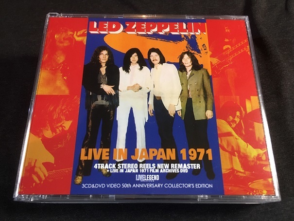 人気，HOT Live Legend Led Zeppelin - Live In Japan 1971 - 929 50th Anniversary Collector's Edition プレス盤3CD+1DVD(Led Zeppelin)｜売買されたオークション情報、yahooの商品情報をアーカイブ公開 - オークファン Led Zeppelin
