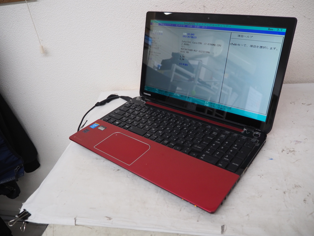 dynabook T654 東芝 T654⁄78LW TOSHIBA 東芝T654 PT65478LHXW - i7 